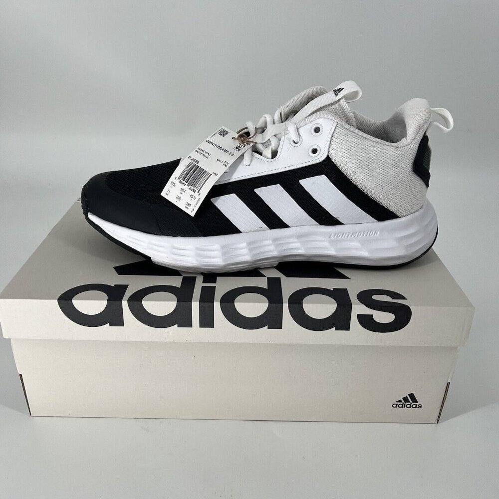 Adidas Mens Sneakers & Athletic Shoes Own The Game 2.0 Basketball Shoes 11
